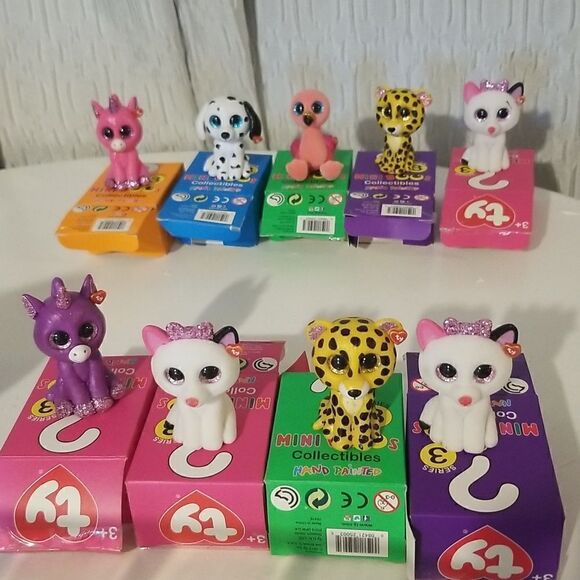 TY Mini Boos Collectibles 9 total lot - Picture 2 of 2